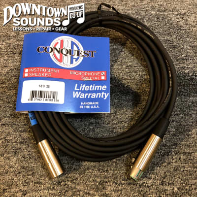 Conquest 25' XLR Microphone Cable - Lifetime Warranty! image 1