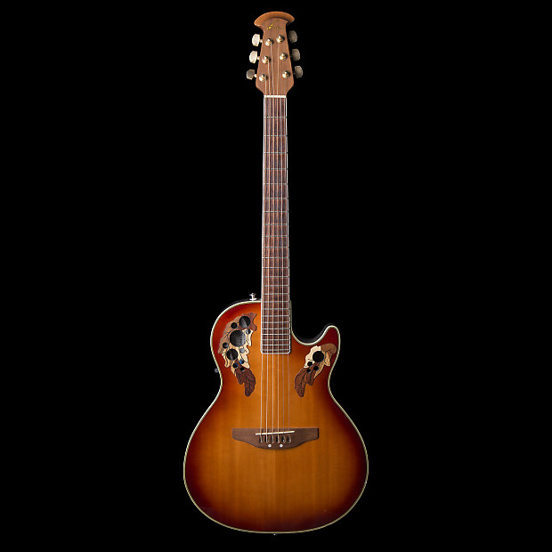 Ovation Celebrity CV68 Viper Thinline Acoustic Electric Guitar w Case
