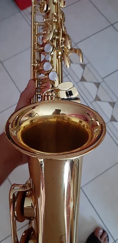 Early 80's Yamaha YAS 32 alto saxophone purple logo! sax Early 80's Yamaha YAS 32 alto saxophone purple logo! sax