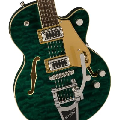 Gretsch Gretsch G5655T-QM Electromatic Center Block Jr. Single-Cut Quilted Maple with Bigsby, Mariana image 3