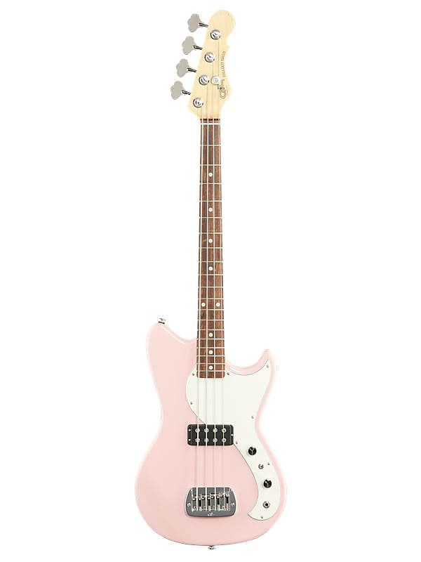 G&L Fullerton Deluxe Fallout Bass 2022 Shell Pink image 1