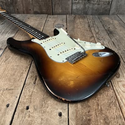 Fender Stratocaster Slab Board 1959 - Sunburst image 8