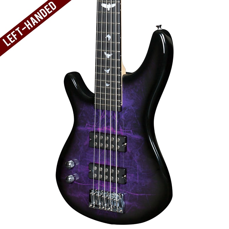 Lindo PDB Series Purple Dove Electric Bass Guitar With Hard Case