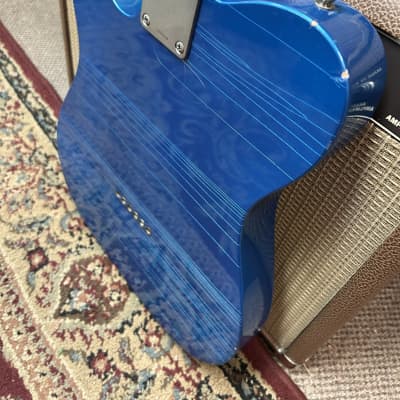 Hahn Model 228 electric guitar - Pelham Blue Relic image 7
