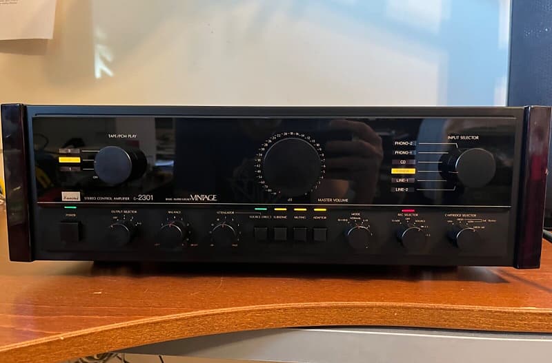 Vintage Sansui C-2301 Preamplifier. Top of the Line, Sounds Stunning!