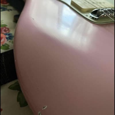 Fender Jazzmaster (original neck and pickups) 1966 - Pink image 8