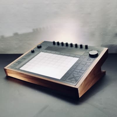 Ableton Push 3 // Handcrafted Synth Stand // Decksaver ready // Solid Walnut , Oak ,Oak stained black image 5
