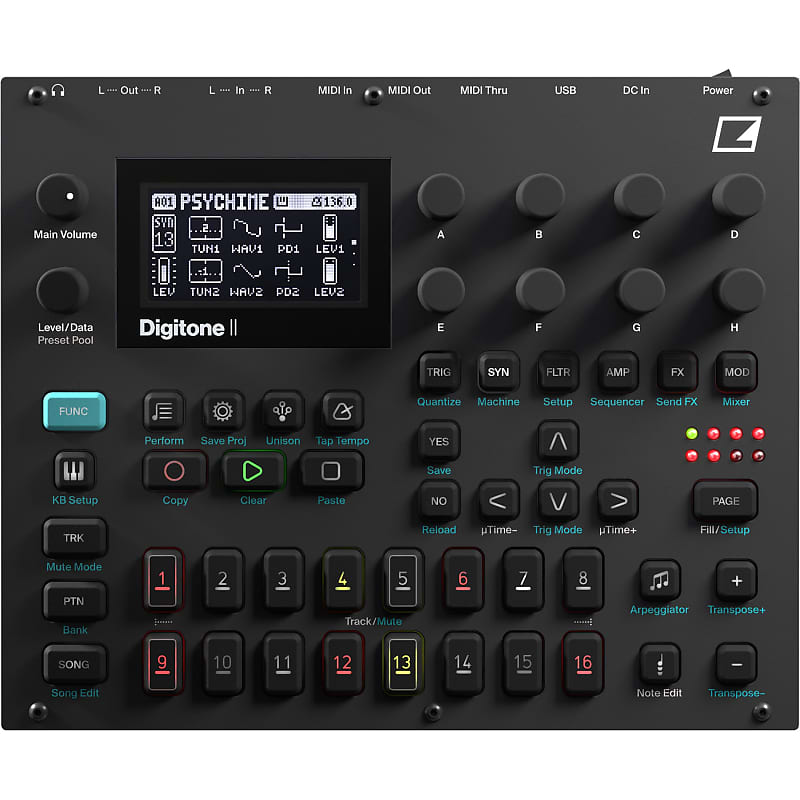 Elektron Digitone II 16-Track Polyphonic Digital Synthesizer image 1