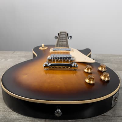 Gibson Les Paul Traditional Pro V, Satin Desert Burst | MOD | Reverb