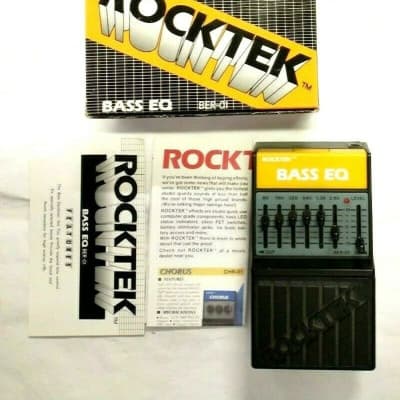 ROCKTEK BER-01 Bass EQ Equalizer, für Bassgitarren, erschwingliches Effektgerät! TOP! image 3