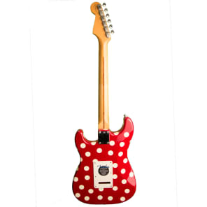 RARE 1996 Buddy Guy Signature Fender Stratocaster Red/White Polkadot image 2