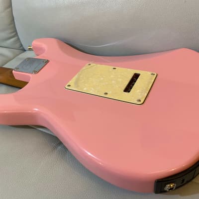GTRS S800 Intelligent Electric Guitar Shell Pink with Wireless Footswitch image 11
