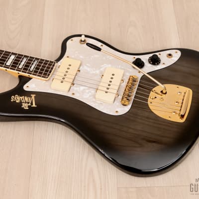 1997 Fender Jazzmaster Ventures Signature JM-165VR Midnight Black, 100% Original w/ USA Pickup & Case, Japan MIJ image 10