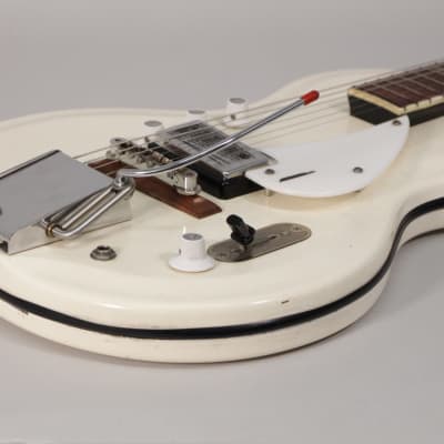 1965 Supro Holiday Res-O-Glass White Finish Vintage Electric Guitar image 7