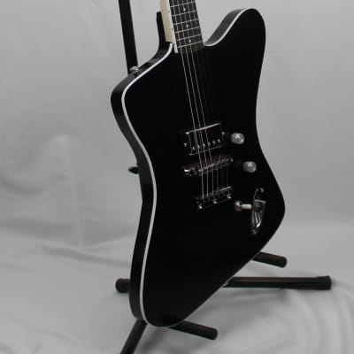 FREE Shipping! Luthier Handmade Electric Guitar-Fire Bird Style-Black image 3