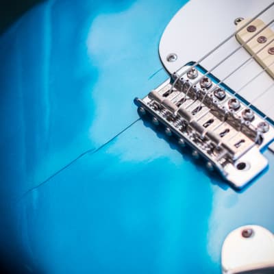 ギター Fender Japan Stratocaster LakePlacidBlue Fender Made in Japan Limited Stratocaster XII Lake Placid