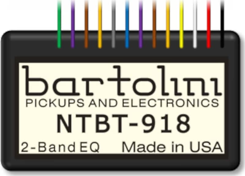 Bartolini NTBTG/918 2-Band EQ Prewired Bass Preamp Module