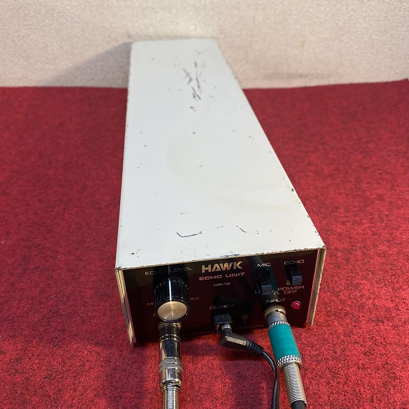 HAWK ECHO UNIT HR-12 エコーユニットエフェクター Rare and magnificent Hawk HR-12 Massive dual spring reverb
