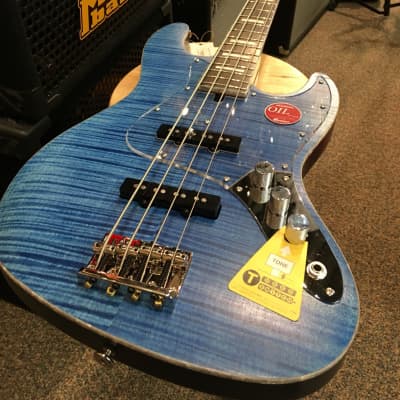 Bacchus Craft Series Custom Jazz Bass 2018 Transparent Blue Oil