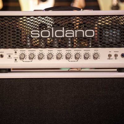 Soldano SLO-100 Head 2022 - Custom White Tolex for sale