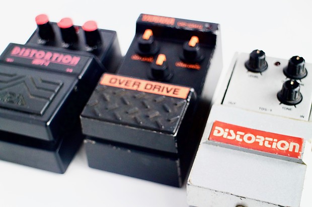 洋楽 BOX Three Vintage 80s Japanese Distortion boxes Yamaha / Aria