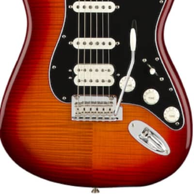 Fender Player Stratocaster HSS Plus Top Electric Guitar Maple Fingerboard Aged Cherry Burst image 1