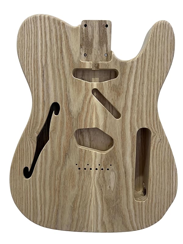 Telecaster / Tele Thinline Guitar Body - Ash 160822T3 | Reverb