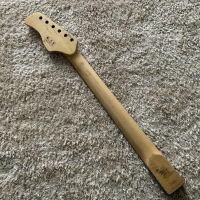 Natural Maple Wood Guitar Neck and Rosewood Fretboard image 4
