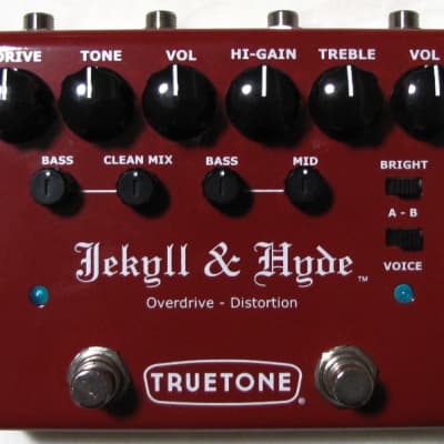 Used TrueTone V3 Jekyll & Hyde Overdrive & Distortion Guitar Effects Pedal for sale