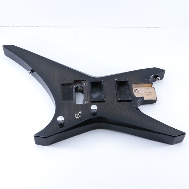 2010 Jackson Japan WXT Warrior Trans Black Alder Guitar Body BD