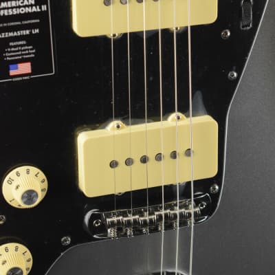 Fender American Professional II Jazzmaster Left-Hand Mercury Rosewood Fingerboard image 3