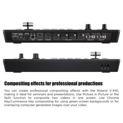 Roland V-1HD 4-channel HD Video Switcher image 5