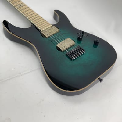 ESP E-II M-II NT HS Black Turquoise Burst Electric Guitar + Hard Case MII MIJ image 7
