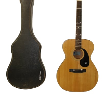 Vintage Epiphone FT-120 Acoustic Guitar w/ Chipboard Case image 1