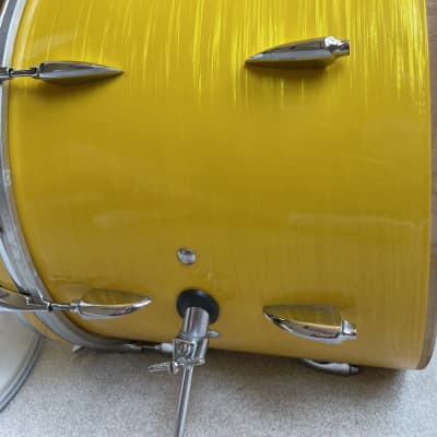 Sonor Tear Drop 20” x 14” Bass Drum 70s Yellow Gelb image 7