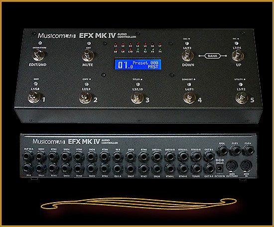 MusicomLAB EFX MK IV Audio Controller and MIDI Switcher | Reverb