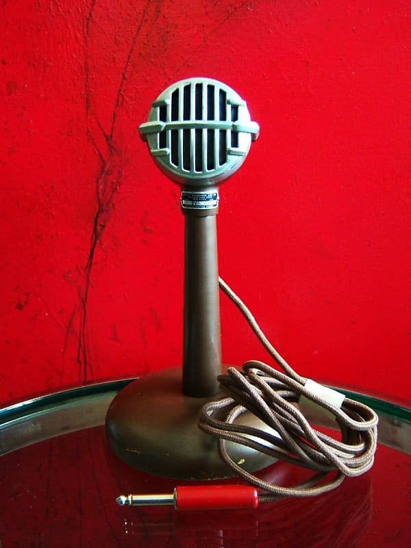 Vintage Astatic JT-30 Harp Mic Harmonica Microphone W/ Cord