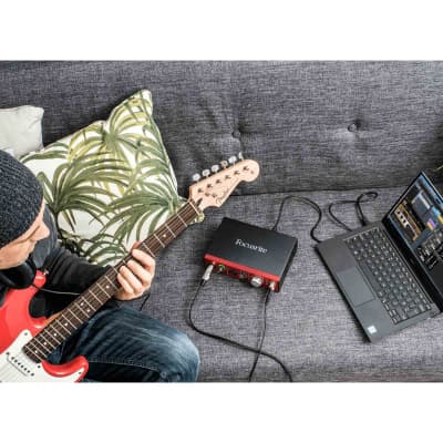 Focusrite Clarett 2Pre USB 10-In/4-Out Studio Recording Audio Interface Package image 9