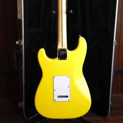 Fender Deluxe American Standard Stratocaster Graffiti Yellow 1989 Pre-Owned image 10