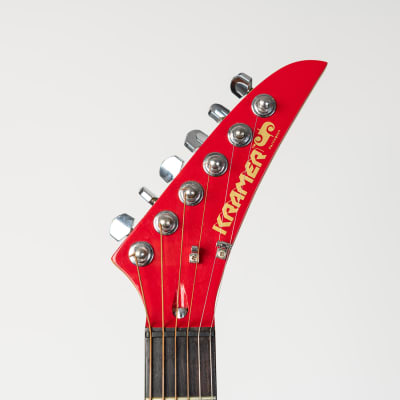 Kramer Ferrington American Series Acoustic Electric Guitar banana headstock RED image 6