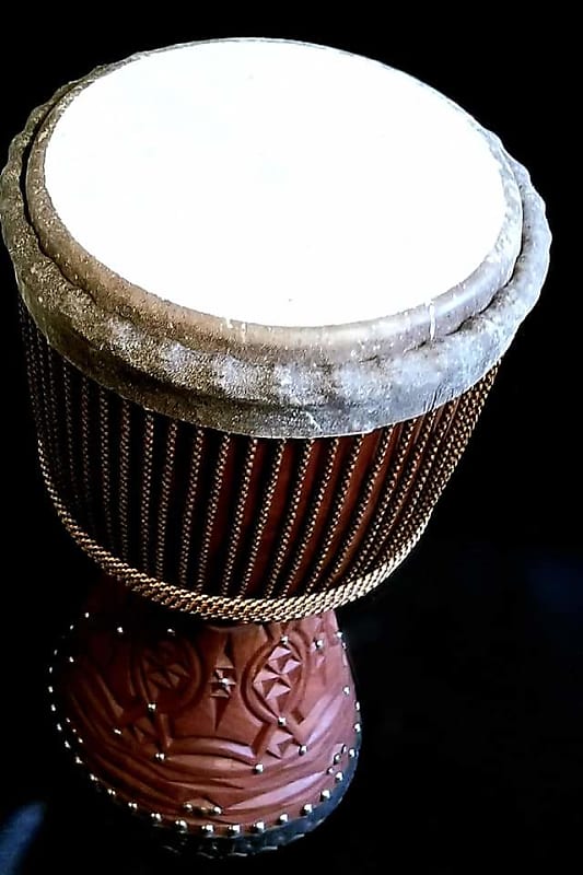 Hand-carved Professional Djembe Drum From Mali - 13x24 Full Size