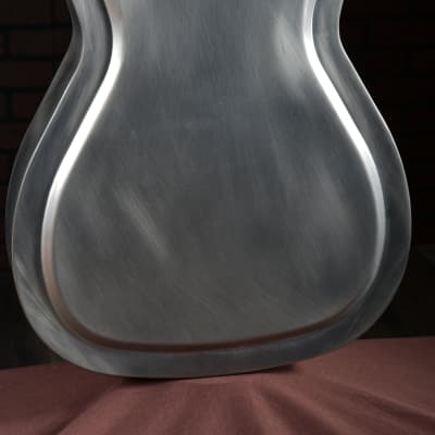 Regal RC-1 Metal Body Style-O Duolian Guitar-- Brushed Nickel-Plated Steel image 4