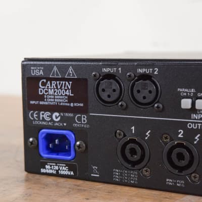 Carvin DCM2004L 4-Channel Power Amp (church owned) CG00RHV