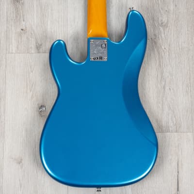 Fender Tony Franklin Fretless Precision Bass, Ebony, Lake Placid Blue image 4