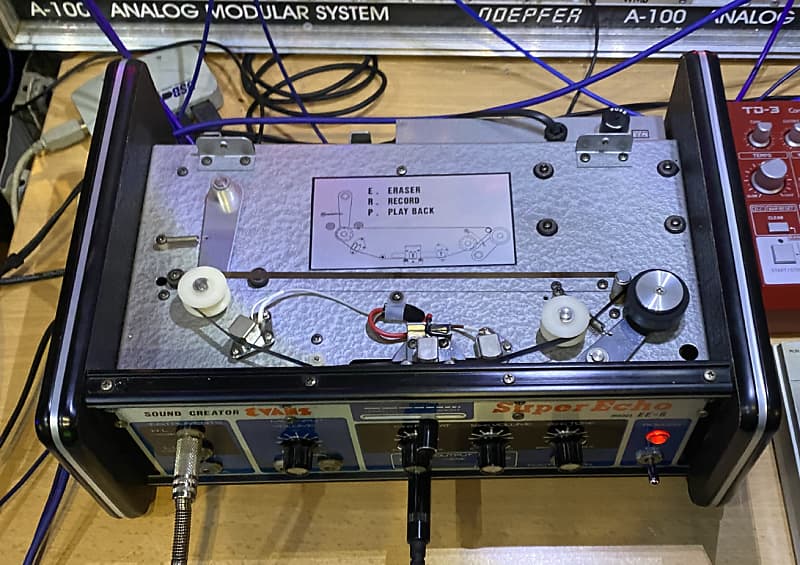 1970s Evans Super Echo EE-6 Vintage Analog Tape Delay, Japan