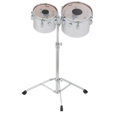 Pearl President Deluxe Concert Tom Set 8/10 Silver Sparkle for sale