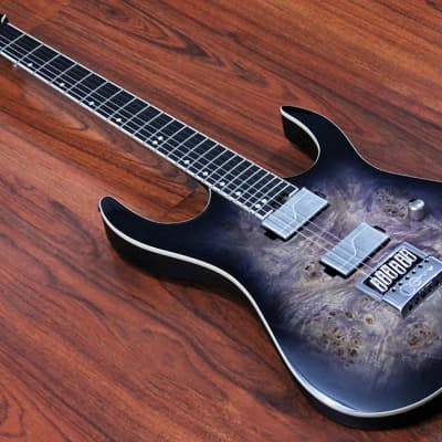 Halo MERUS 6-string Guitar with EVERTUNE 🤘🏻 Fishman Fluence Modern, Transparent Purple image 2