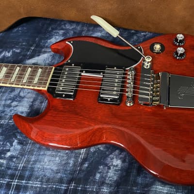 Brand NEW ! 2023 Gibson SG Standard '61 Maestro Vibrola - Vintage Cherry - 7.4 lbs - Authorized Dealer- In Stock! G02194 image 6