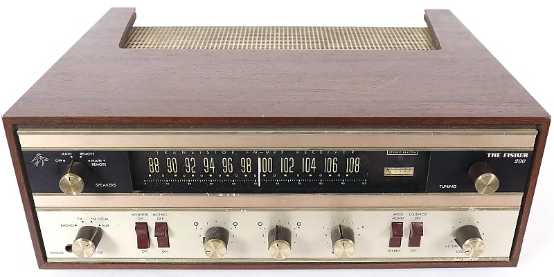 The Fisher フィッシャー 200-Tレシーバーアンプ　アメリカ60’s The Fisher フィッシャー 200-Tレシーバーアンプ アメリカ60's