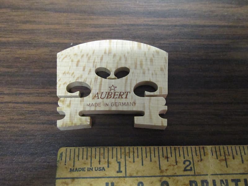 Aubert Violin Bridge Unfitted 4/4 New Old Stock | Reverb